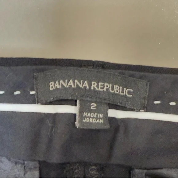 Banana republic women’s Size 2 skinny black pants Sloan - Picture 5 of 11